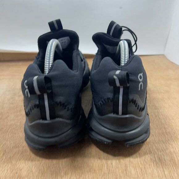 On Running Trainers Womens Size US 11 Cloudaway Triple Black Gym Casual Shoes - Picture 4 of 9